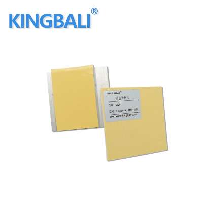 Die cut cooling gap filler fiberglass silicone thermal conductive pad electrical conductive flexible material