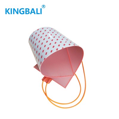 Kingbali  flexible silicone rubber heating pad  plate heater with thermostat